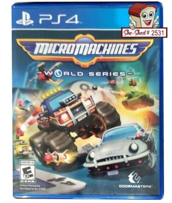 PS4 Micromachines World Series Sony Playstation Hits Video Game - New, Sealed - Image 1 of 2