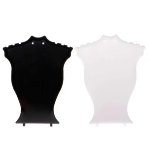 Pendant Necklace Chain Earring Jewelry Bust Display Holder Stand Showcase Rack - Picture 1 of 10
