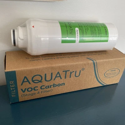 AquaTru VOC Carbon Filter Stage 4 Filter Part # AT2003 New Sealed - Image 1 of 3