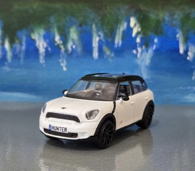 PERSONALISED PLATES White Mini Cooper S Toy Car MODEL boy girl mum dad gift NEW - Image 1 of 4