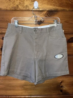 Pantalones cortos caqui de tiro medio/largo para mujer color tostado talla 12 mediano Foto 1 de 4