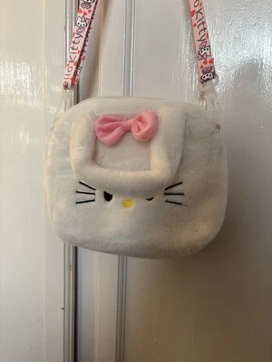 White Hello Kitty Handbag Zip Soft  - Image 1 of 4