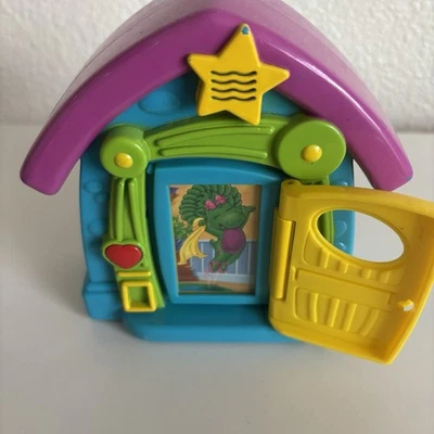 Игрушка говорящая Barney Peek-A-Boo House 2001 Mattel Vintage Works Some Wear Mattel - Изображение 1 из 4