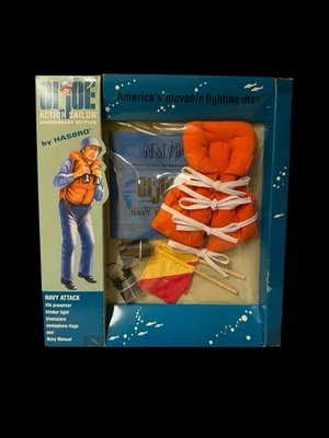 Hasbro G.I. 2003 Equipo de ataque Joe Action Sailor Navy en caja original Foto 1 de 3