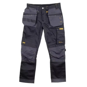 (VV) DeWalt Harrison Work Trousers, Black & Grey, Choose Size, New - Picture 1 of 2