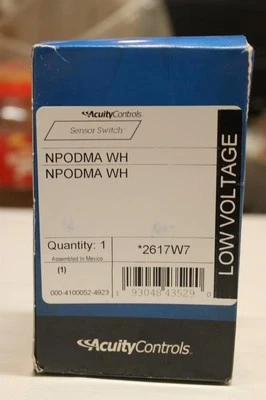 Acuity Controls Nlight 2617W7 Wallpod White - NEW - Image 1 of 3