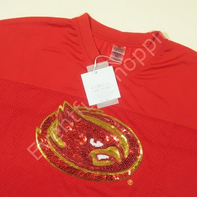 Camiseta deportiva Gameday Couture Louisville Cardinals lentejuelas para mujer XL roja nueva Foto 1 de 4