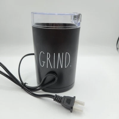RAE DUNN Coffee Grinder Black GRIND. Model RDGR11 Electric 150W Never Used - Image 1 of 4