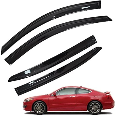 Window Visors Sun Rain Guards - Window Deflectors for Car 4-Pack Vent Shade  - Image 1 of 4