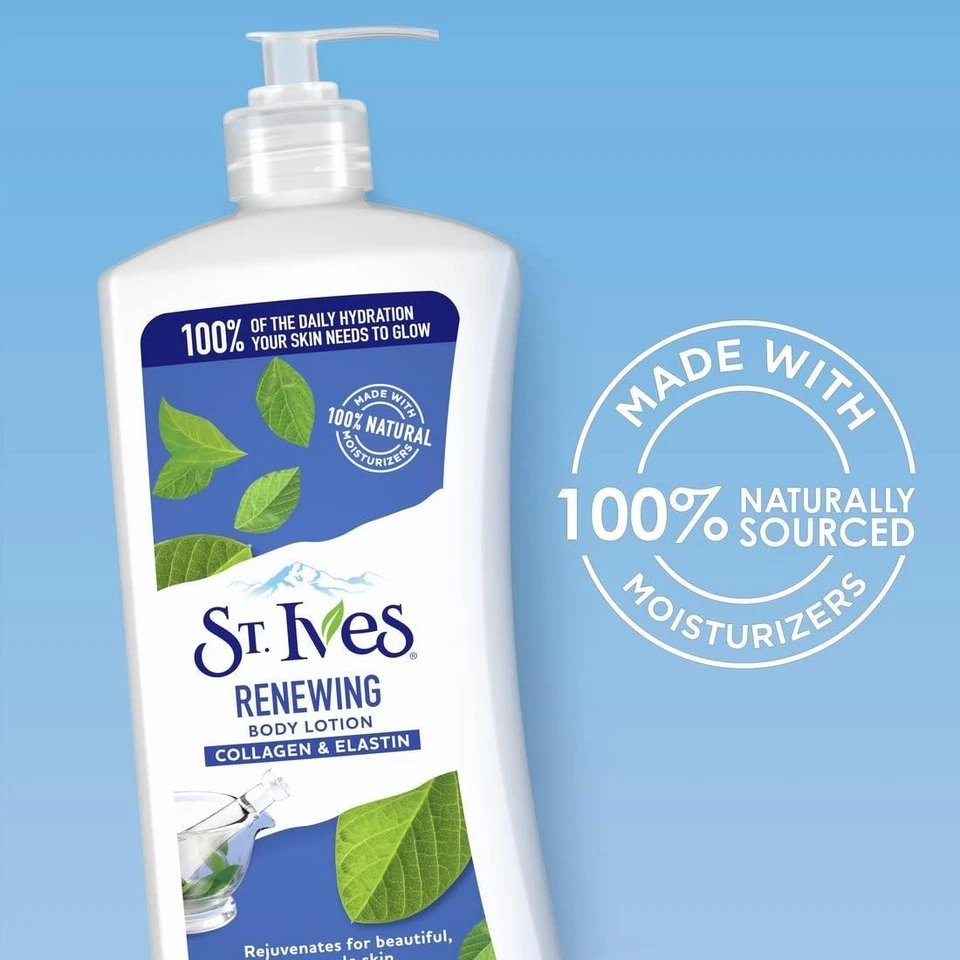 Loción corporal renovadora St. Ives colágeno y elastina 21 oz Foto 1 de 1