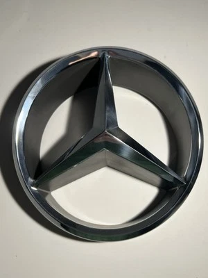 Rejilla capó original Mercedes emblema estrella 107-880-03-86 NOS R107 380SL 450SL 560SL Foto 1 de 4