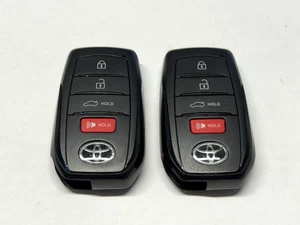 LOT OF 2 OEM TOYOTA CAMRY SMART KEY FOB LOT KEYLESS ENTRY FOB LOT HYQ14FBW NICE! - Picture 1 of 3