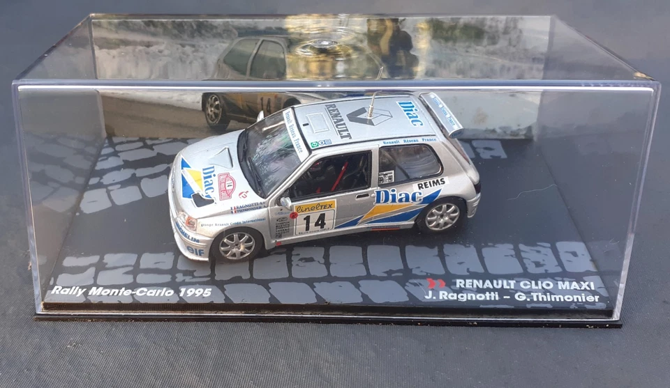 Modellino Die Cast 1:43 Renault Clio Maxi DIAC Ragnotti Rally Monte Carlo 1995 - Immagine 1 di 1