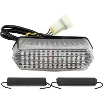 BikeMaster - TZH-330-INT - Integrated Taillight, Clear Lens - Image 1 of 4