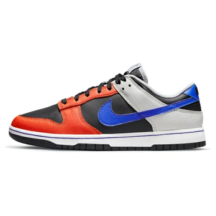 NIKE x NBA 75th Anniversary Dunk Low EMB New York Knicks Black Racer Blue Grey F - Image 1 of 1