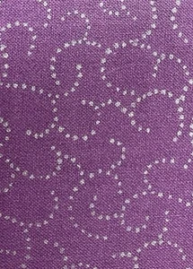 1 Yard Purple W/ Silver Meandering  “ 44” Wide 100% Cotton - Picture 1 of 1