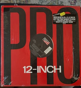 Rob Base & DJ E-Z Rock "Get On The Dance Floor" 12" Vinyl Record Single - Picture 1 of 4