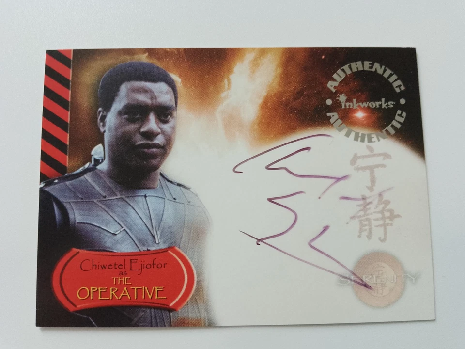 Chiwetel Ejiofor Inkworks Serenity Autograph A10 The Operative — 第 1/4 张图片