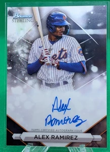 Alex Ramirez 2023 BOWMAN STERLING Auto Mets - Picture 1 of 2