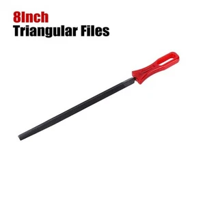 Hot Sale Triangular File Jade Jewelry Metal Plastic Shaping Woodworking 8 Inch - Picture 1 of 12