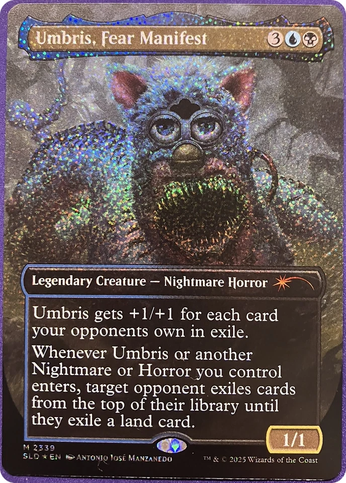 Umbris, Fear Manifest X (1) - Furby: Secret Lair - Confetti Foil - 4RCards - Image 1 of 1