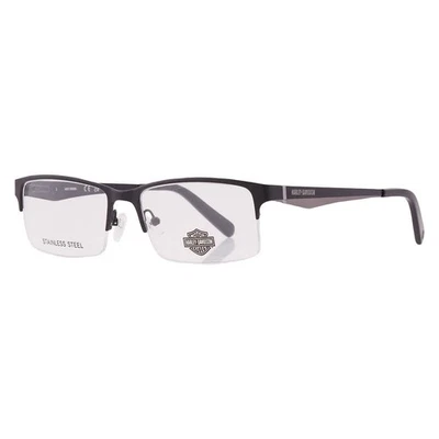 Harley Davidson Demo Rectangular Men's Eyeglasses HD0766 001 57 HD0766 001 57 - Image 1 of 4