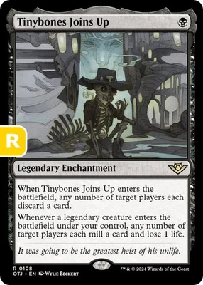 MTG Tinybones Joins Up Thunder Junction R Legendary Enchantment NM - Image 1 of 3