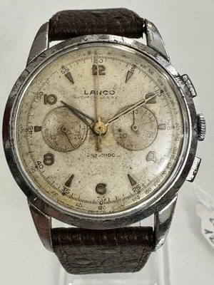 CRONOGRAFO "LANCO" CALIBRO "LEMANIA*1275” CASSA OVERSIZE - Immagine 1 di 4