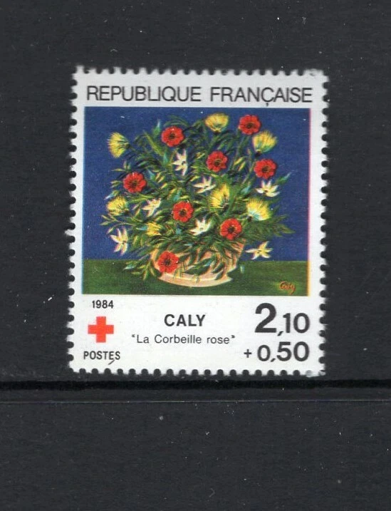 France 1984 THE ROSE BASKET, BY CALY MNH SC B566 - Image 1 of 1