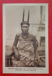 CPA - MISSIONS AFRICAINES - COTE-D'OR - Femme de CAPE-COAST - Imagen 1 de 2
