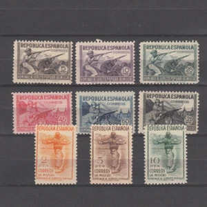 Spain 1938 Edifil 792-800 Republican Army MH - Picture 1 of 1