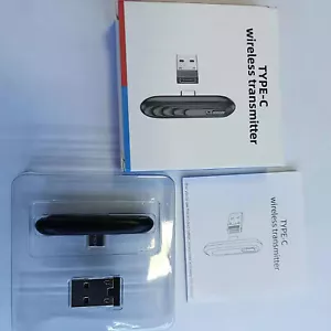 For Switch/iPad Pro/Phone/Computer TYPE-C Wireless Audio Transmitter Adapter - Picture 1 of 11