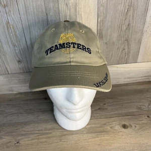 VINTAGE Teamsters Hat Cap Local 205 Made in USA Black Horses Brotherhood Logo - Picture 1 of 8