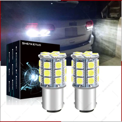 For 1975-1986 Chevrolet C10 1156 BA15S LED Reverse Backup Light Bulbs 6000K 2PC - Image 1 of 4