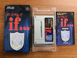 Shin Megami Tensei If... Super Famicom SFC SNES Japón Nintendo - Imagen 1 de 12