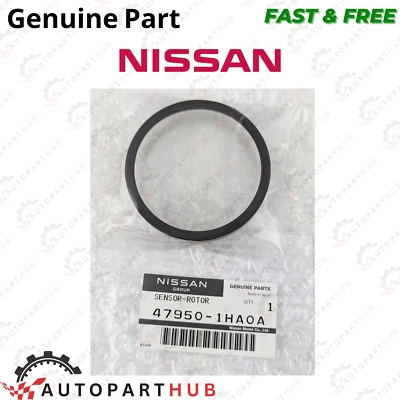Genuine Nissan Versa Note Rear ABS Sensor Rotor Antiskid 1 Pc OEM 47950-1HA0A - Изображение 1 из 4
