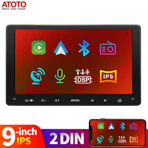 ATOTO F7 9 Zoll  Autoradio Doppel DIN GPS FM/AM BT Wireless Carplay Android Auto - Bild 1 von 8