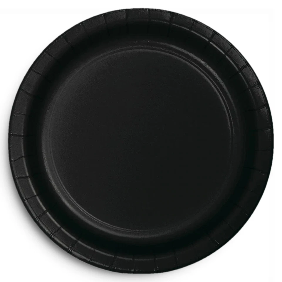 Creative Converting Paper Banquet Plates, Black Velvet (50134B) - Image 1 of 1