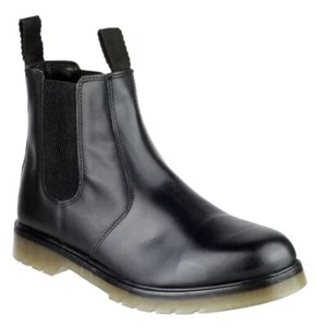 Botas al tobillo Amblers Colchester para hombre de cuero Chelsea - Imagen 1 de 2