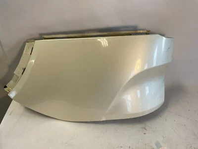 GMC Acadia 2007-2012 pasajero trasero cuarto panel embellecedor parachoques cubierta blanco perla Foto 1 de 4