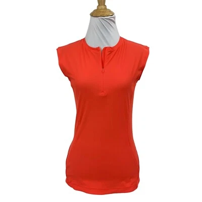Camiseta sin mangas Athleta para mujer XS extra pequeña naranja Pacifica II UPF protección contra erupciones de natación Foto 1 de 4
