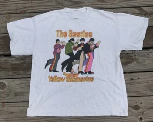 Vintage 1999 the Beatles Yellow Submarine White Unisex All Size T-shirt C013 - Picture 1 of 5