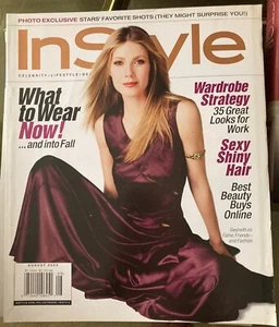 VTG 2002 AUGUST IN STYLE MAGAZINE GWYNETH PALTROW FRONT COVER & FASHION - Picture 1 of 1