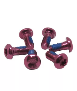Paquete de 6 pernos de aleación Ti M5 x10mm de ROSA. Tornillos para rotor, botella de agua, etc. - Imagen 1 de 3