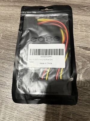 SATA Power 15 pin Y Splitter Cable Adapter Male to Female for HDD Hard Drive - Image 1 of 4