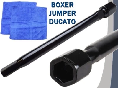 ERTONS OUTIL CLE Poignée Attelage Pivot de Levage Roue de Secours POUR CITROEN JUMPER