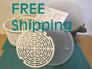 Prep Solutions, Progressive Microwaveable Rice, Pasta, Steamer & Lid  12-Cup EUC - Picture 1 of 11