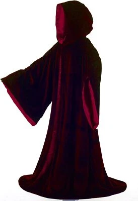 Disfraz de disfraz de mago de terciopelo capa de Halloween Foto 1 de 4