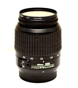 Nikon AF-S Nikkor DX 18-55mm f/3.5-5.6 G ED zoom lens - Picture 1 of 8