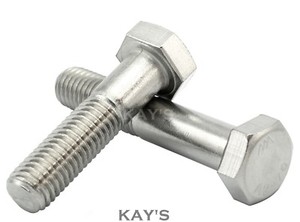 M8 (8mmØ) PART THREADED HEXAGON HEAD BOLTS HEX SCREWS A2 STAINLESS STEEL 